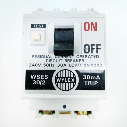 Wylex WSES 30/2 30A 30 Amp 30mA RCD 2 Double Pole Circuit Breaker